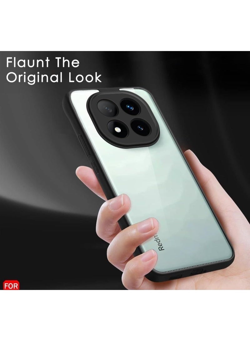 تي ام جراب TM شفاف لـ  ريدمي نوت 14  برو | Redmi Note 14 Pro Cover مضاد للصدمات بحماية الكاميرا وتصميم خفيف وأنيق - Image 1